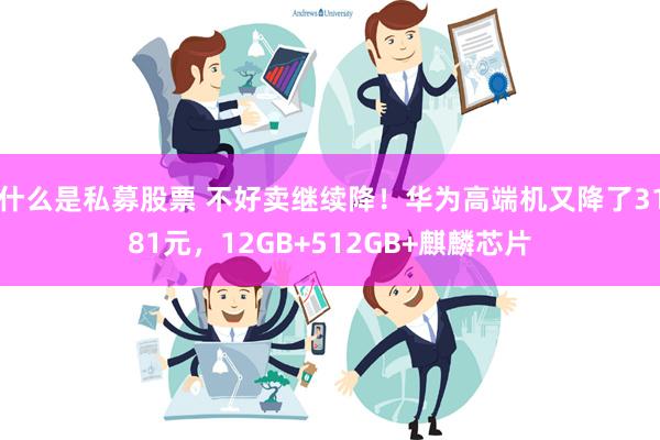 什么是私募股票 不好卖继续降！华为高端机又降了3181元，12GB+512GB+麒麟芯片