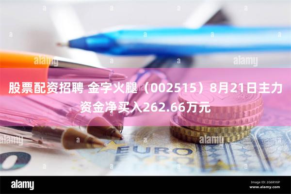 股票配资招聘 金字火腿（002515）8月21日主力资金净买入262.66万元