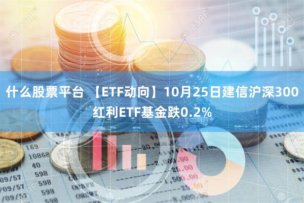 什么股票平台 【ETF动向】10月25日建信沪深300红利ETF基金跌0.2%