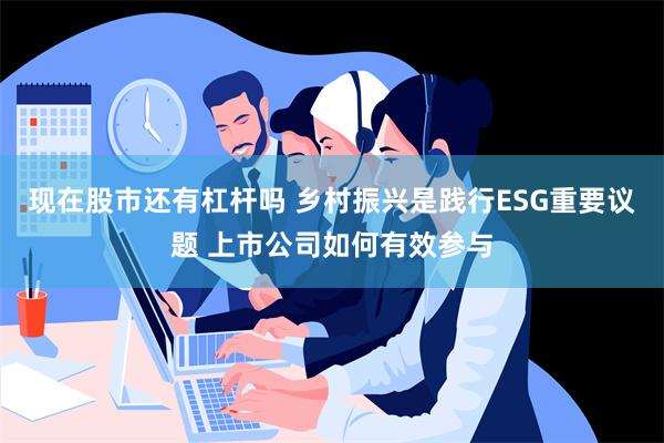 现在股市还有杠杆吗 乡村振兴是践行ESG重要议题 上市公司如何有效参与