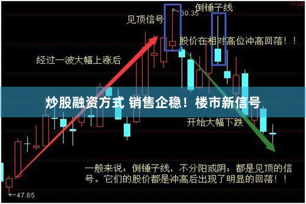 炒股融资方式 销售企稳！楼市新信号